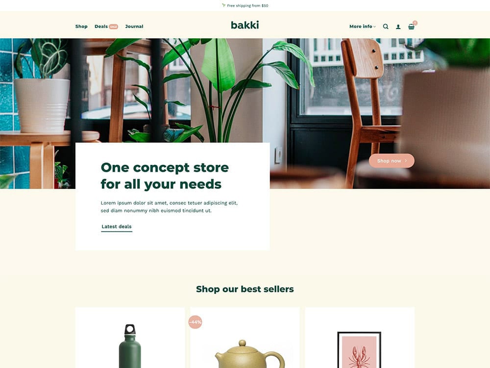 Adel - Flatsome Theme Demo Template for WooCommerce - Desktop View
